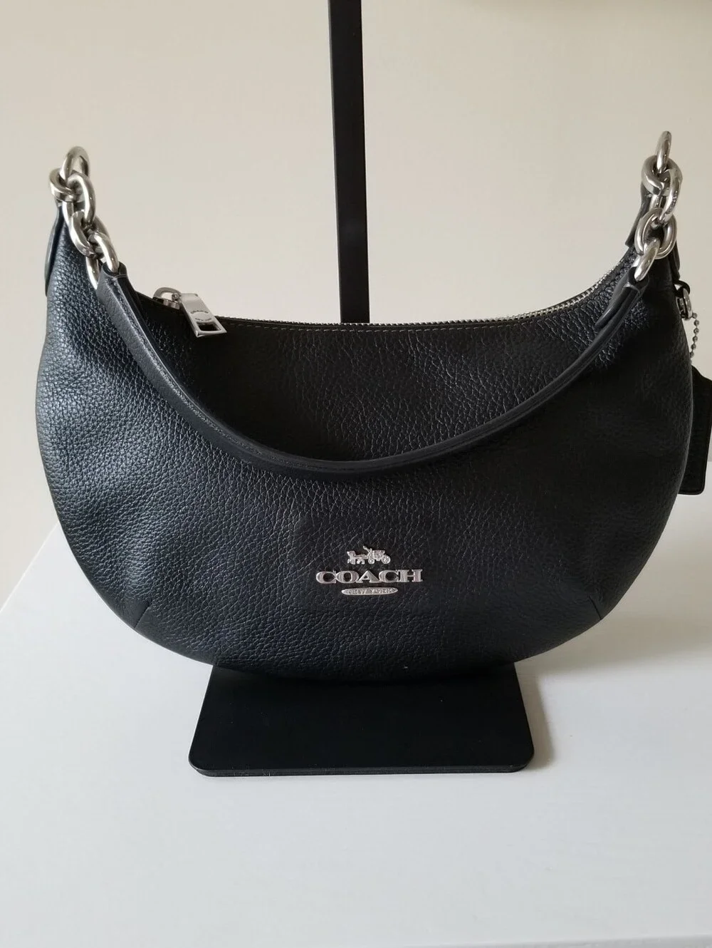 Coach Mini Payton Shoulder Bag Pebbled Leather
